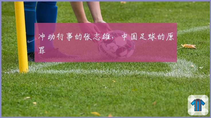 冲动行事的张志雄，中国足球的原罪